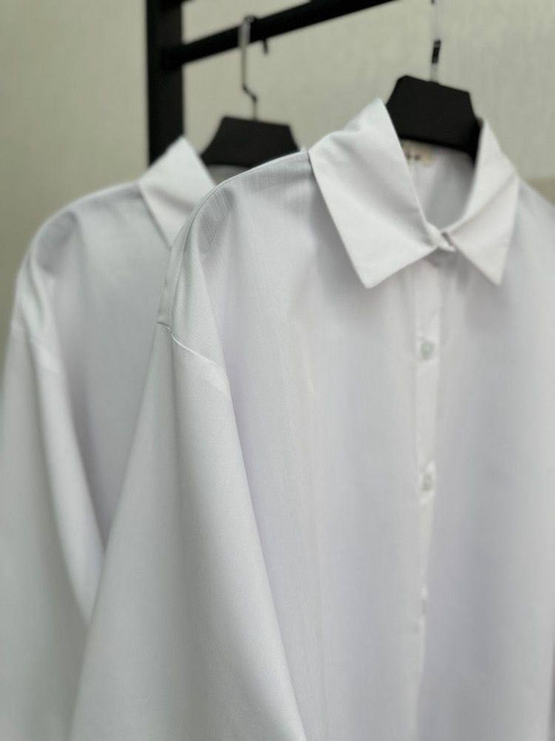 شومیز سفید بیسیک کد 900600